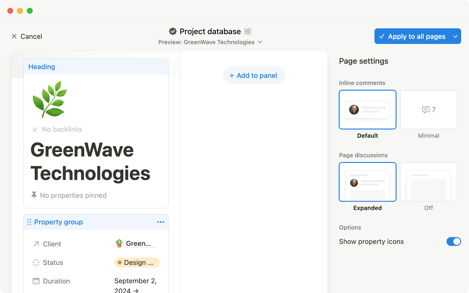 hc : constructeur de mise en page