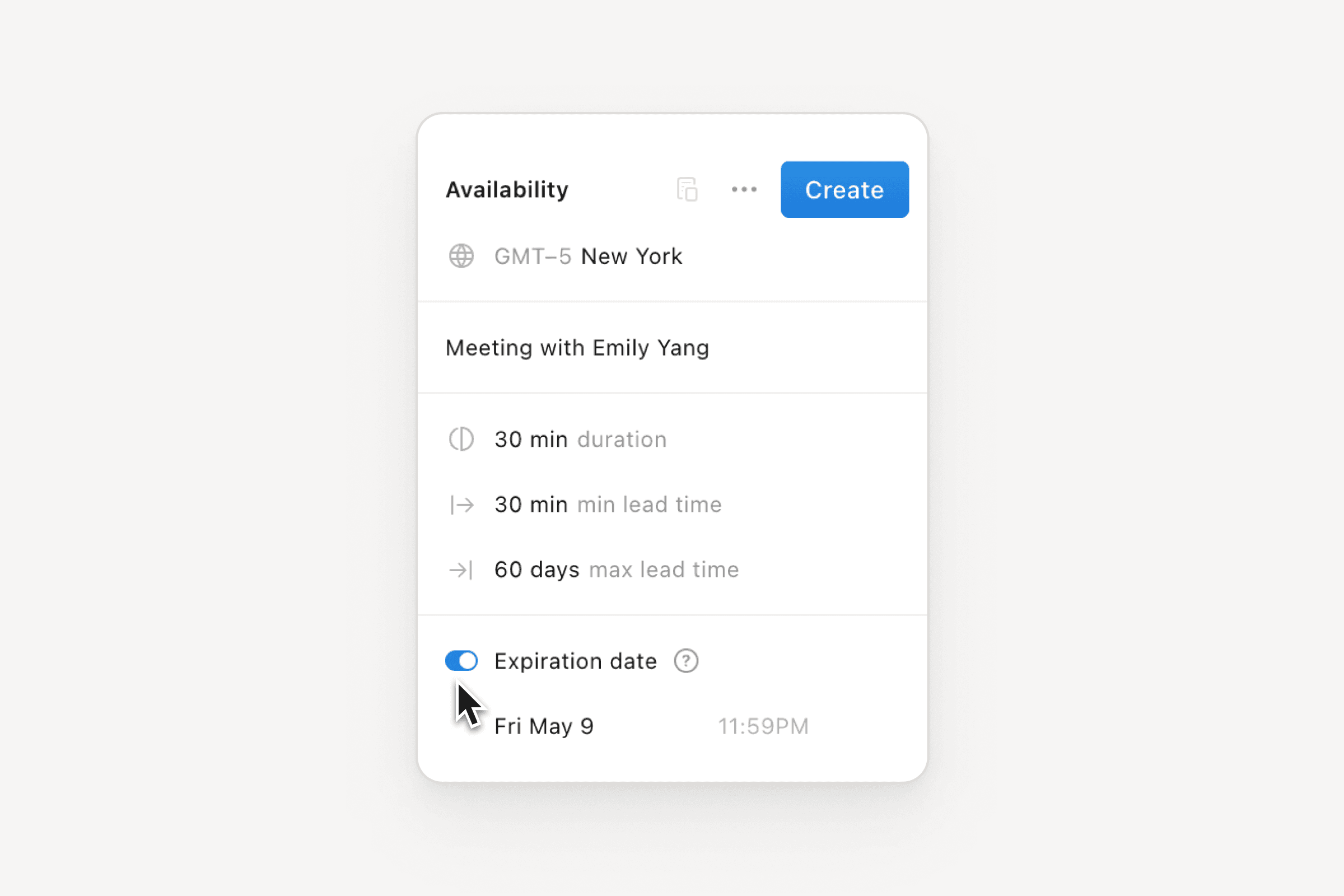 ensemble de calendriers