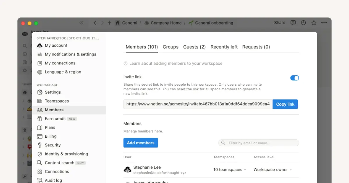 Guide de prise en main complet Notion Entreprise