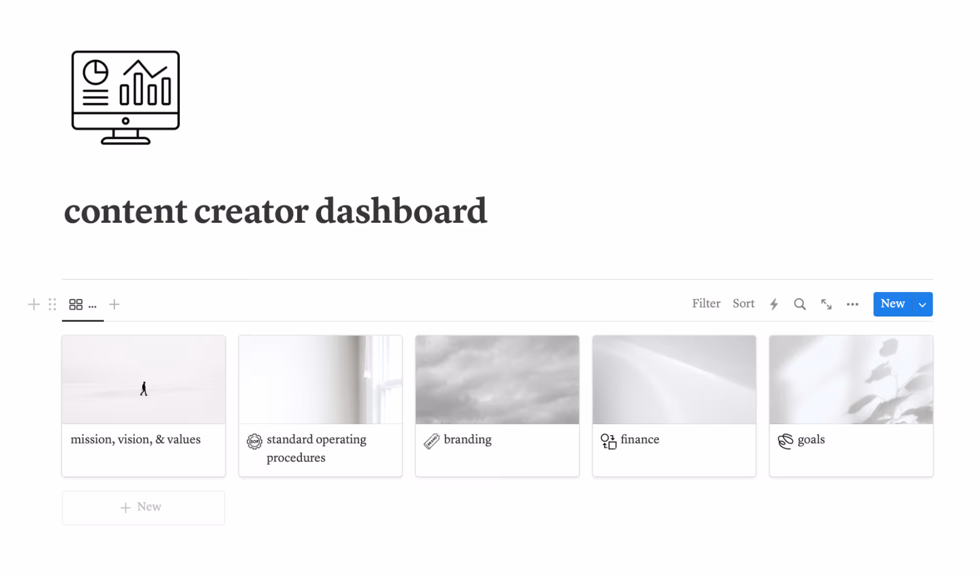 Content Creation Dashboard