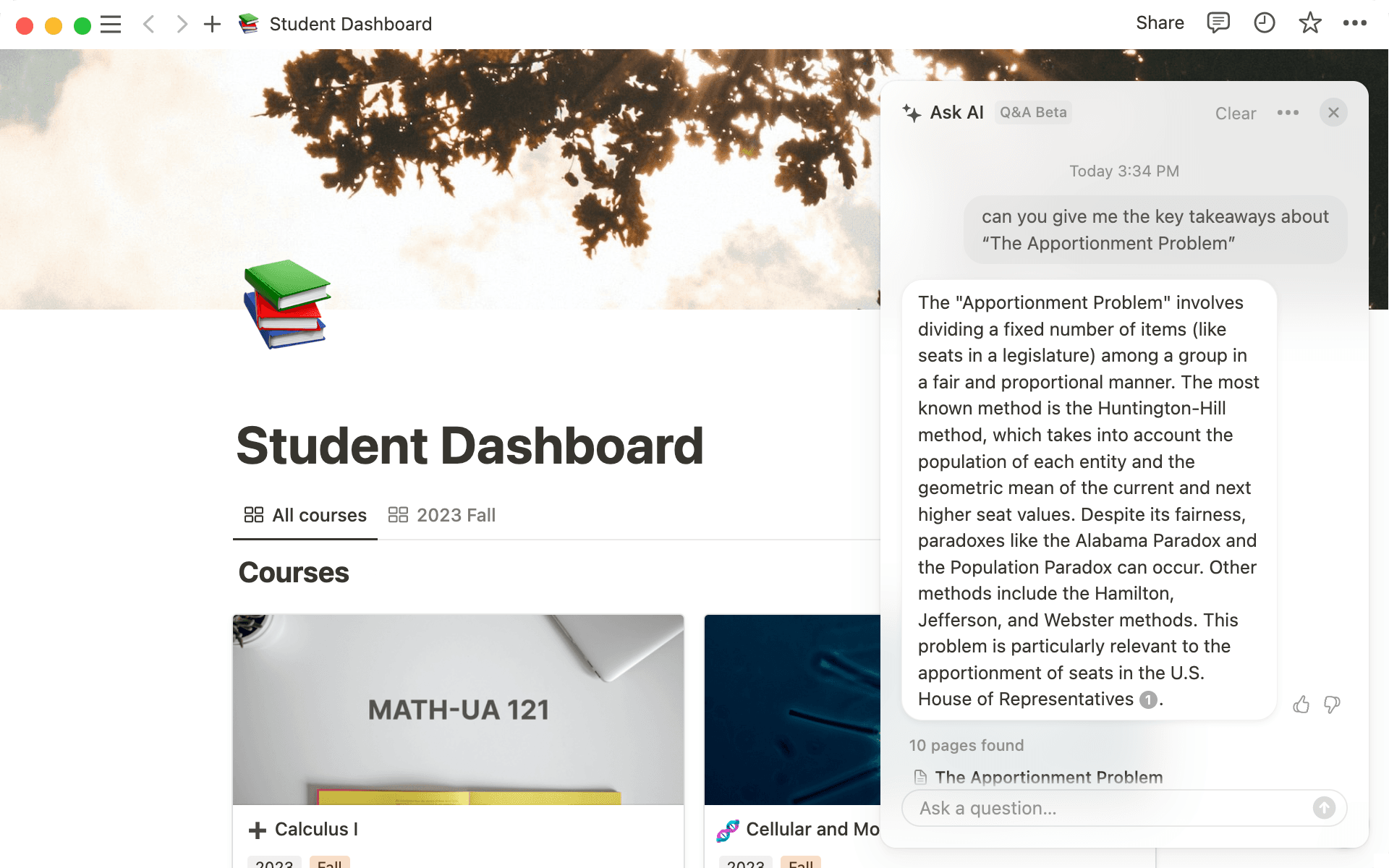 Rendez vos notes réellement exploitables, depuis n’importe où dans votre espace de travail.