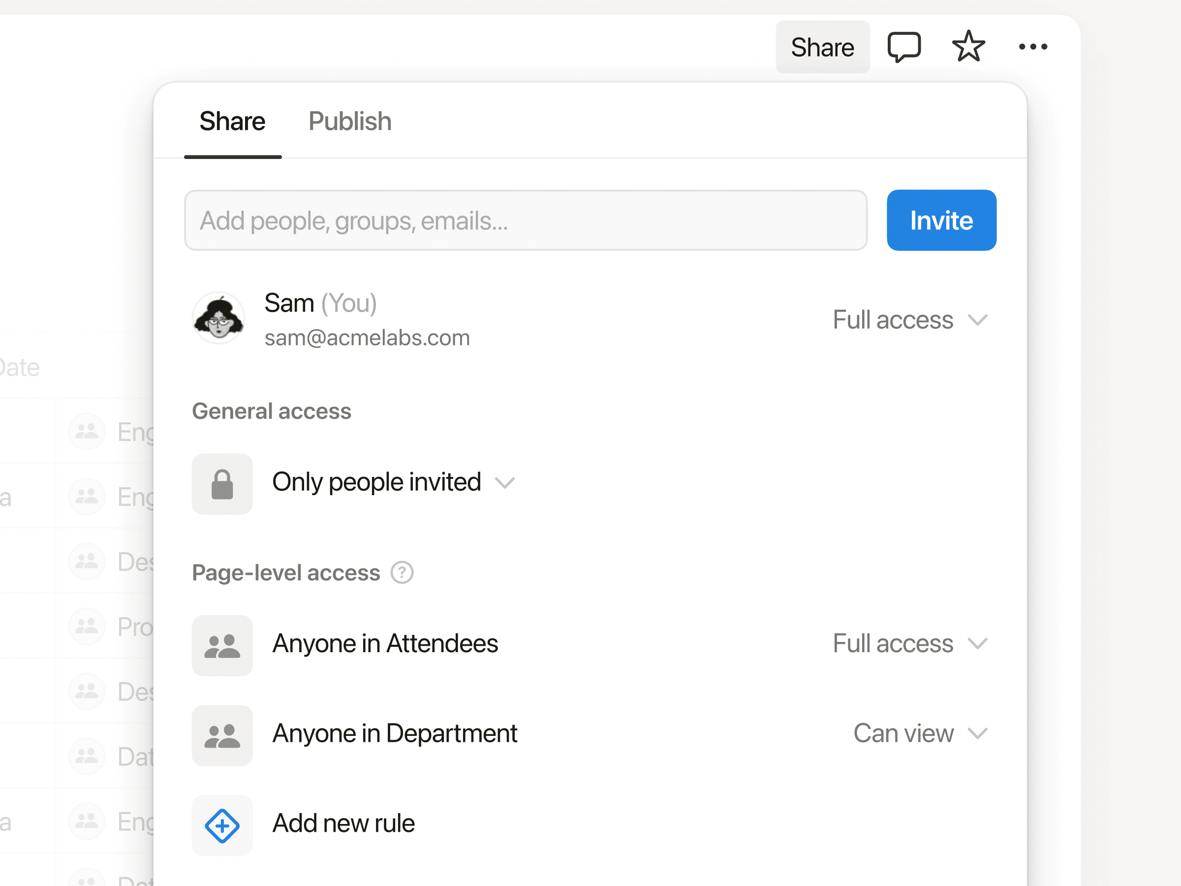 autorisations de BDD