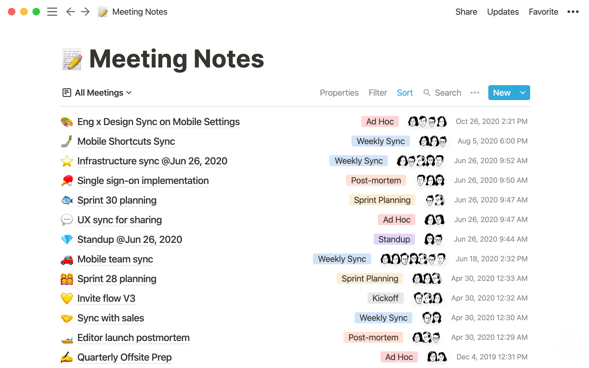 Your team’s meeting notes can be part of your knowledge management system too.