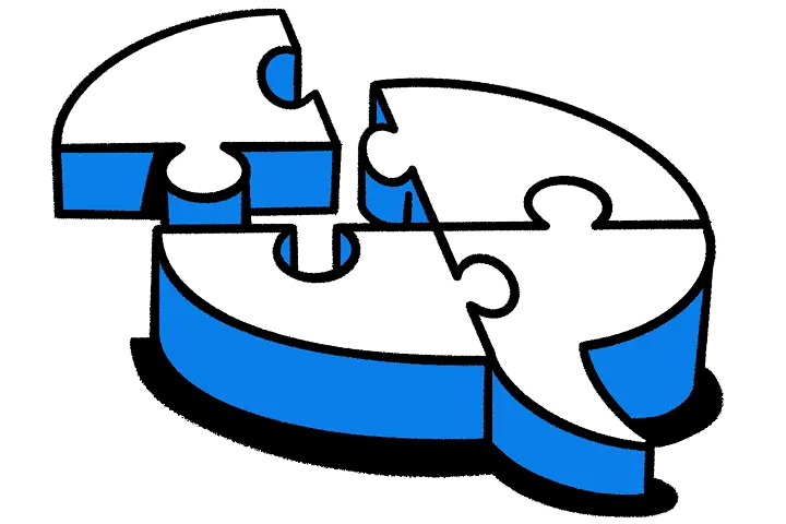 Illustration de travail en équipe