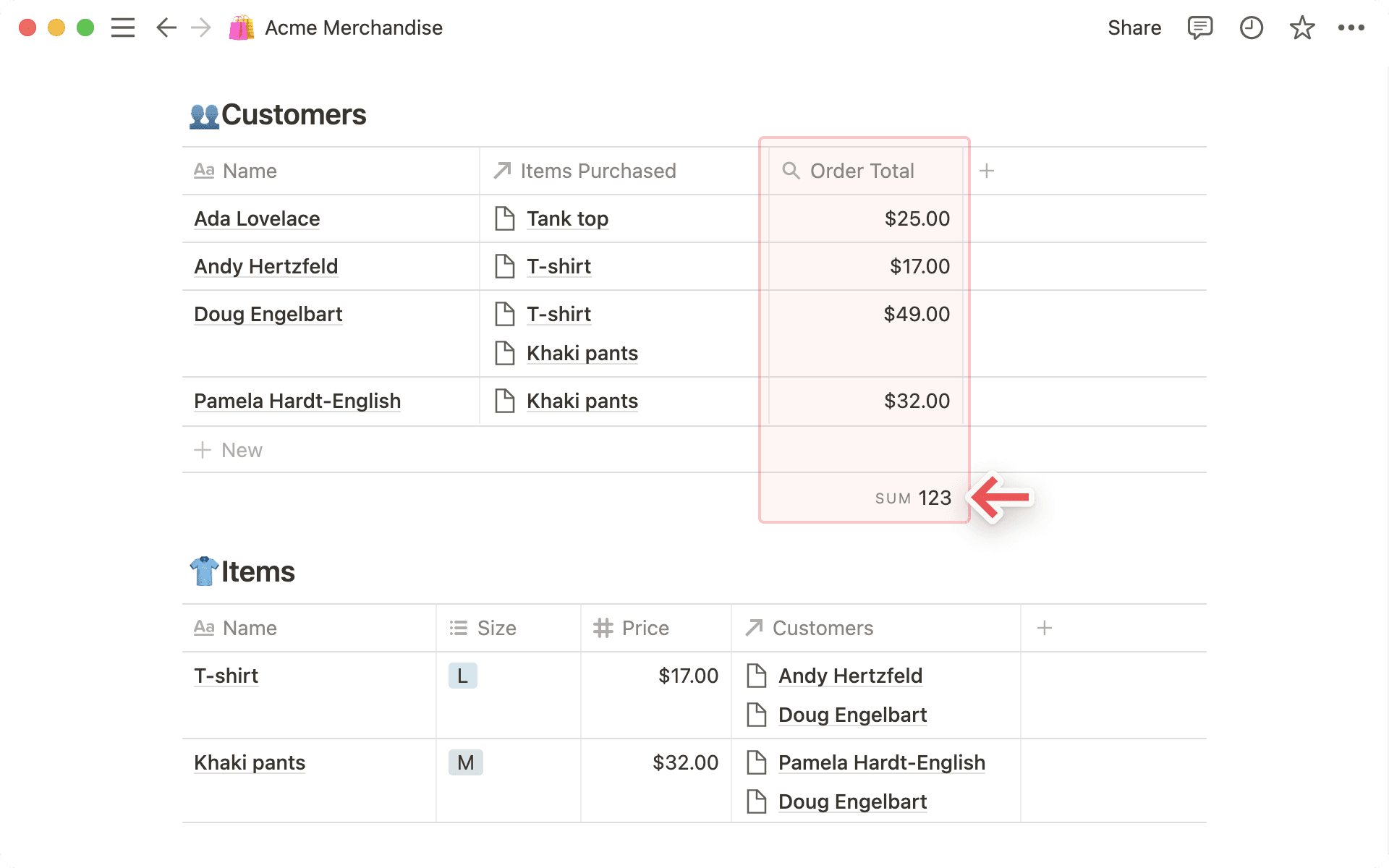 Regrouper des agrégations