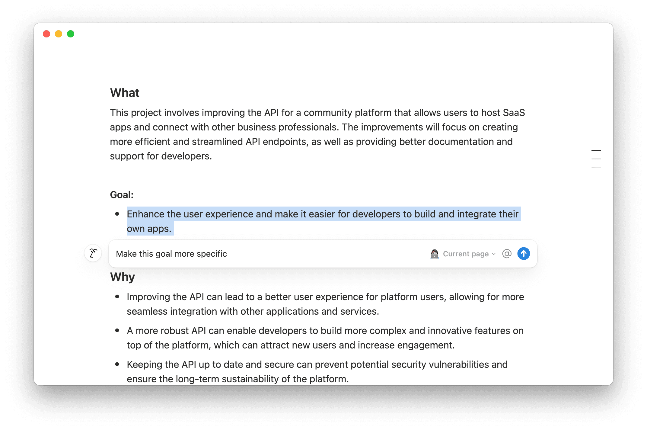 Aide : IA de Notion intégrée