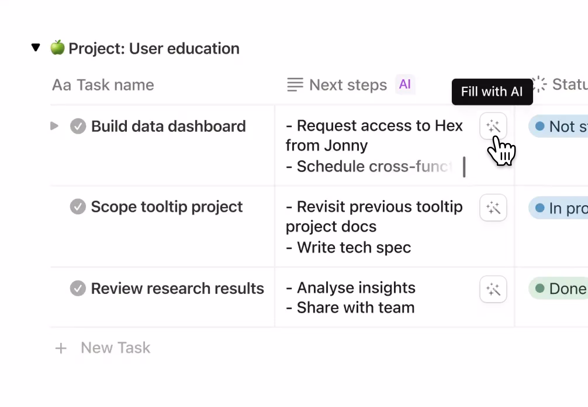 Proposition de projet générée par l’IA