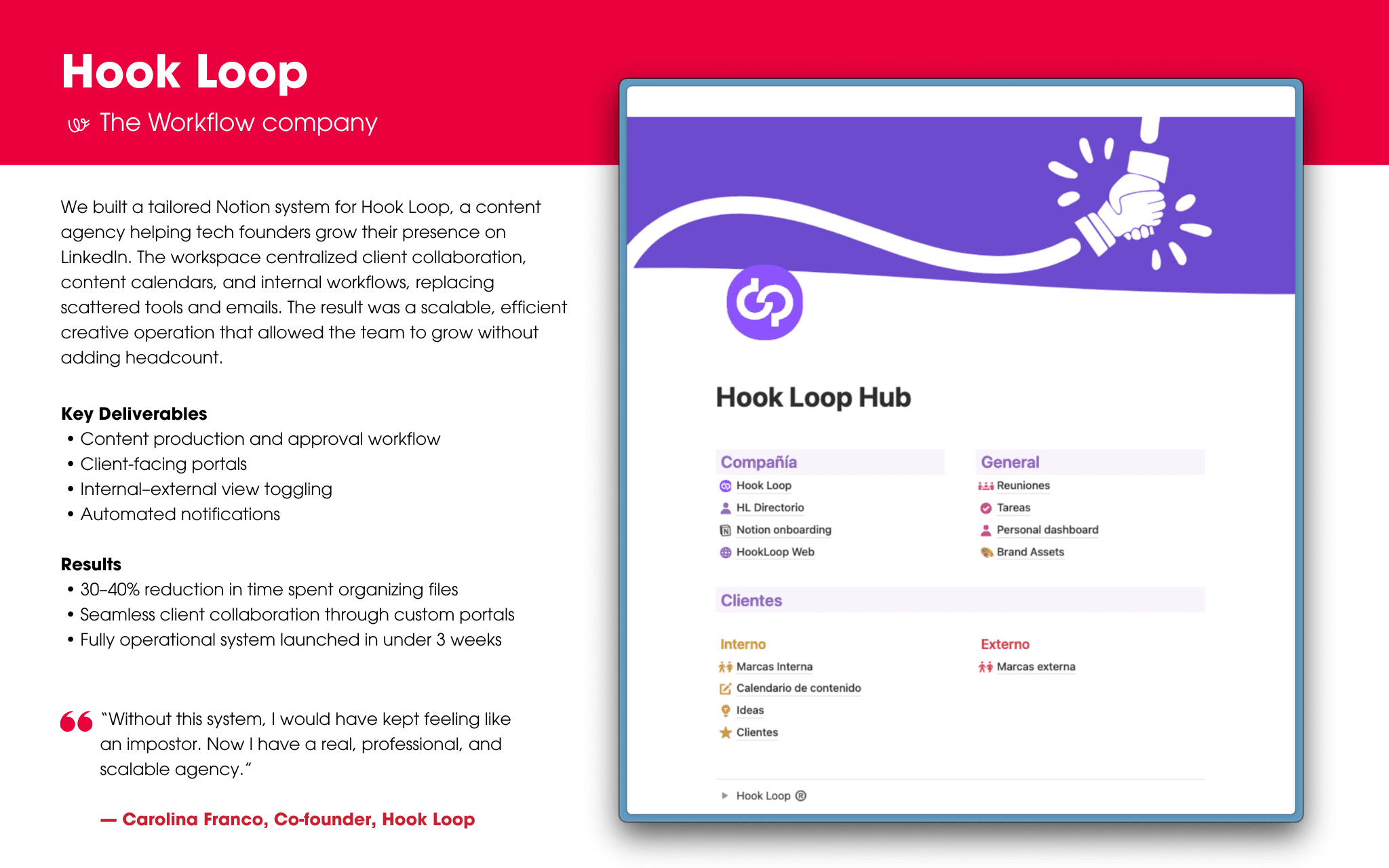 Hook Loop Notion Workspace