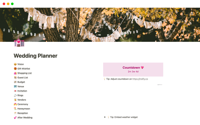 Magical Wedding Planner